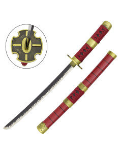 Miniature katana Roronoa zoro Sandai Kitetsu (43 cm.)