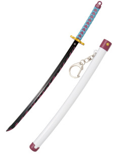 Katana Kanroji Mitsuri nøglering - Dæmondræber