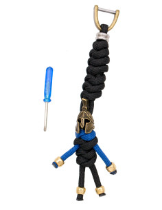 Llavero Paracord modelo Espartano, varios colores