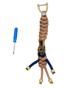 Llavero Paracord modelo Espartano, varios colores 2