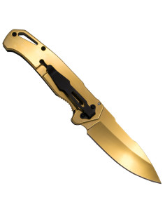 Navaja táctica Third diseño 3D dorado calavera (20,3 cm.) 2