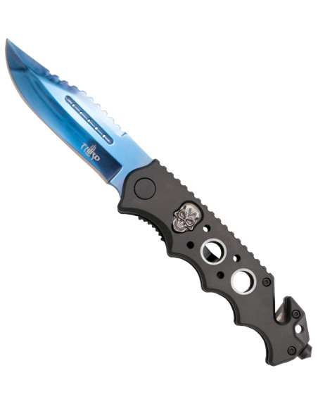 Tredje taktisk kniv med kraniedesign,...