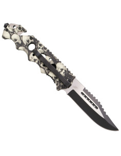 Navaja táctica Third diseño calaveras (21,2 cm.) 2