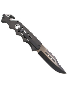 Drittes taktisches Messer mit geschwärztem Totenkopf... 2