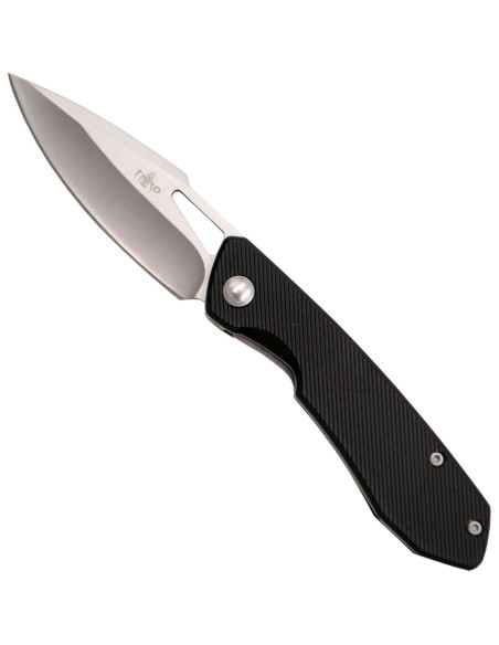 Tredje feltkniv med sort skaft (17 cm.)
