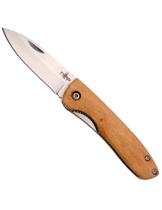 Tredje feltkniv med træskaft (16,5 cm.)