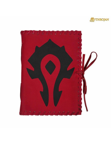 Red Warcraft Medieval Læder Journal