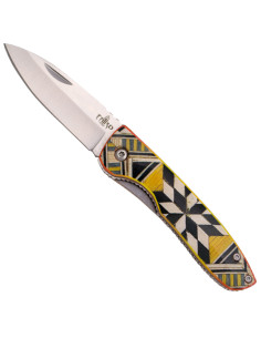 Navaja de campo Third madera diseño Taracea (16,5 cm.)
