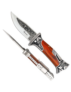 Albainox-Feldmesser mit rotem Stamina-Griff (22,50 cm).