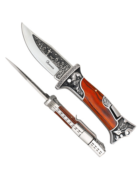 Albainox-Feldmesser mit rotem Stamina-Griff (22,50 cm).