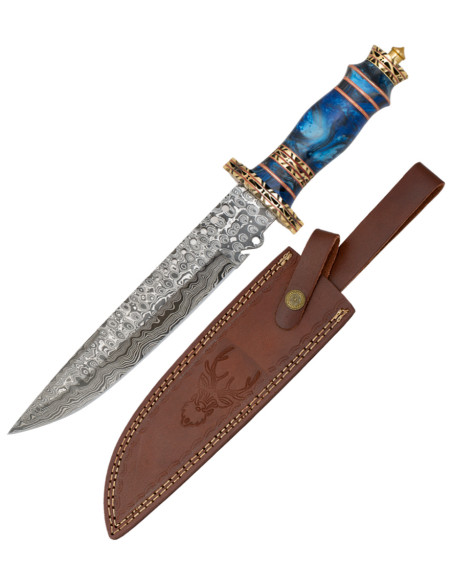 Cuchillo deportivo Albainox Fantasy Blue (37,50 cm.)