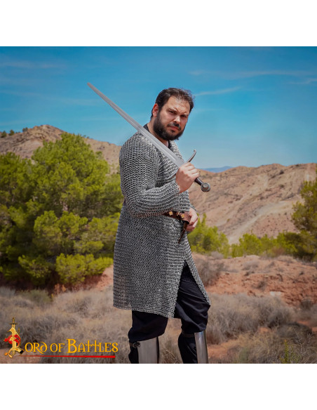 Aluminium-Kettenhemd Modell Hauberk...