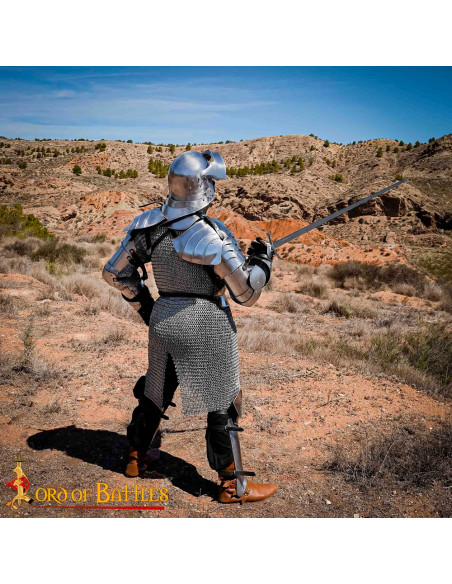 Hauberk model aluminium ringbrynje...