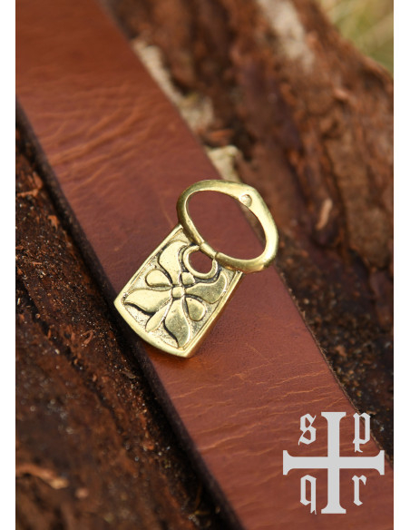 Middeleeuwse koperen riemgesp...