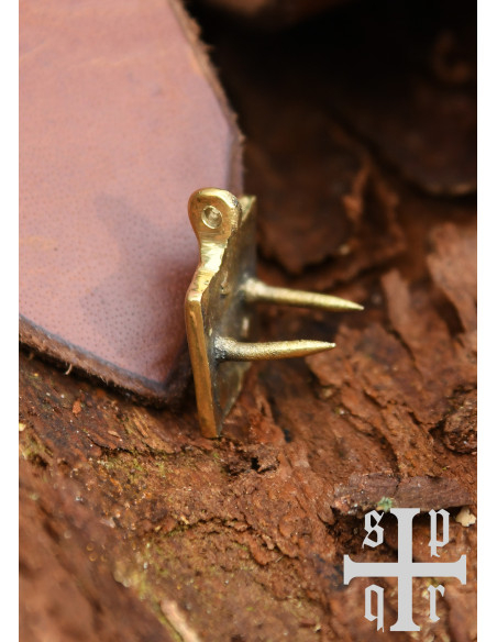 Wikinger-Gürtelbeschlag aus Messing...