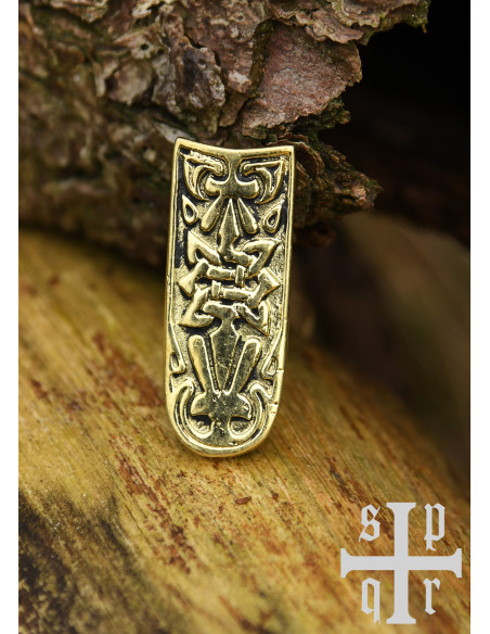 Wikinger-Gürtelspitze aus Messing zum...