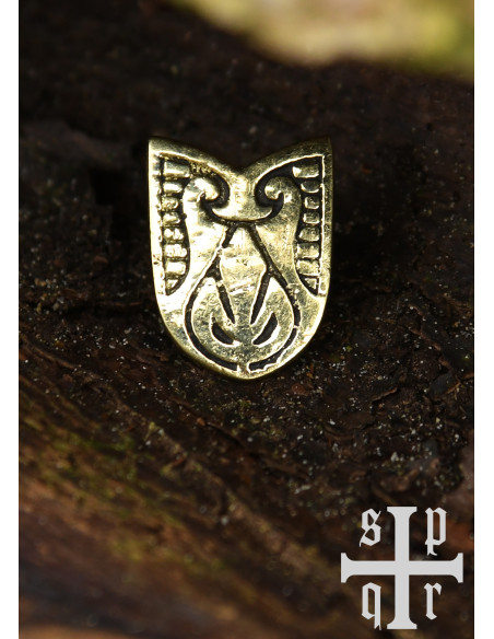 Viking bæltebeslag i messing ideel...