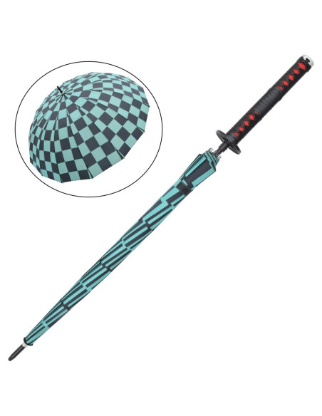 Paraguas mango katana de  Tanjirou... Paraguas mango katana de  Tanjirou...