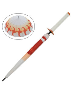 Regenschirm mit Katana-Griff von Rengoku Kyojuro, Kimetsu...