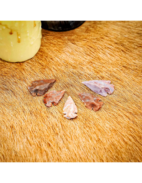 Handgemaakte vuurstenen pijlpunt,...