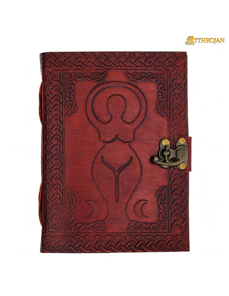 Diario medieval cuero hecho a mano...