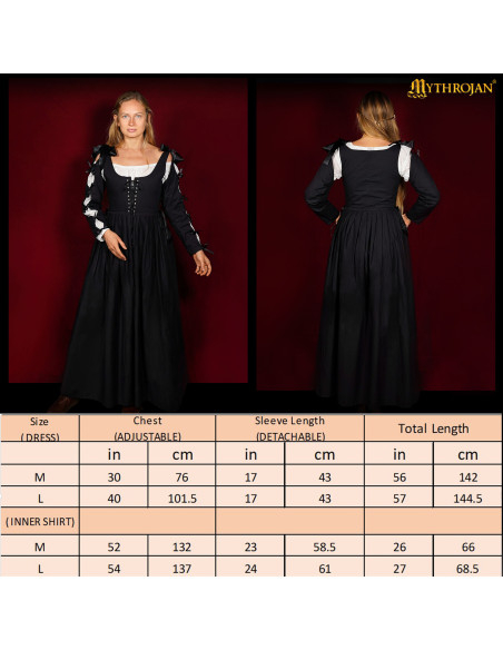 Vestido Renacentista medieval...