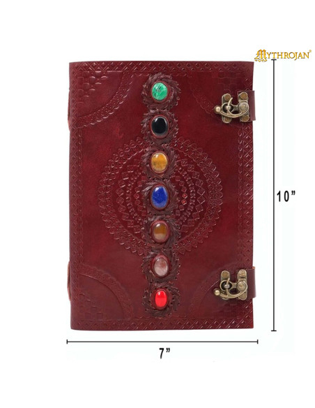 Diario medieval cuero hecho a mano...