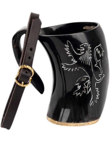 Middeleeuwse Viking drinkkan Rampant...