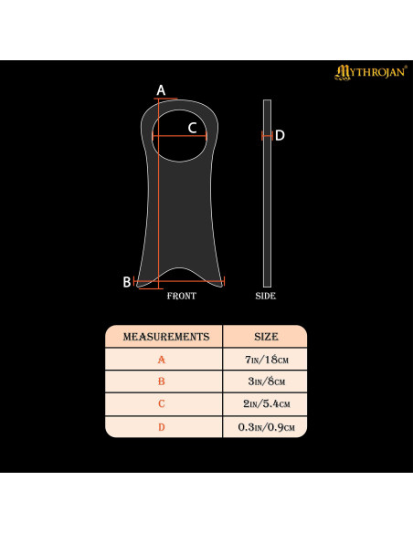 Houten hoornstandaard (17,7 cm)
