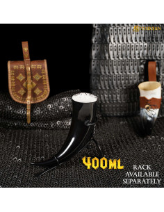 Vikinge-drikkehorn med pose (400 ml.) 2