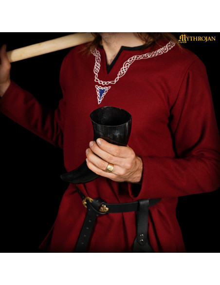 Viking drinkhoorn met zakje (400 ml.)