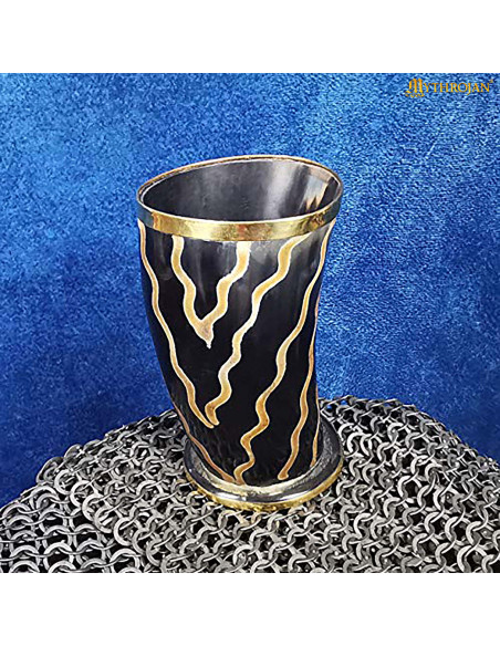 Vaso chupito de cuerno auténtico (250...