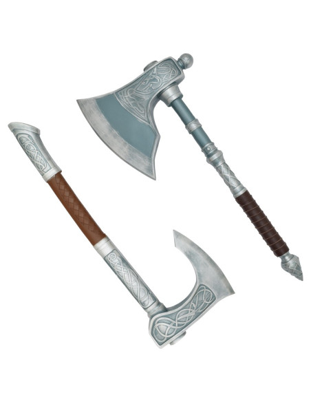 Eivor Varinsdottir dekorative økser i...