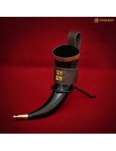 Cuerno vikingo para beber modelo Comerciante (350 ml.) 2