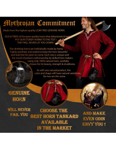 Middelalderlig drikkekande Triple horn of Odin (800 ml.) 2
