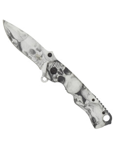 SCK Totenkopfmesser mit Daumenknopf