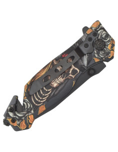 SCK Totenkopf-Rettungsmesser, Glasbrecher und Gurtschneider 2