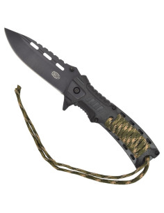 Taktisches SCK-Messer mit Seil und Feuerzeug