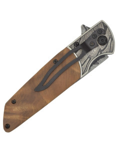 SCK-Taschenmesser mit Klinge im Damast-Imitat 2
