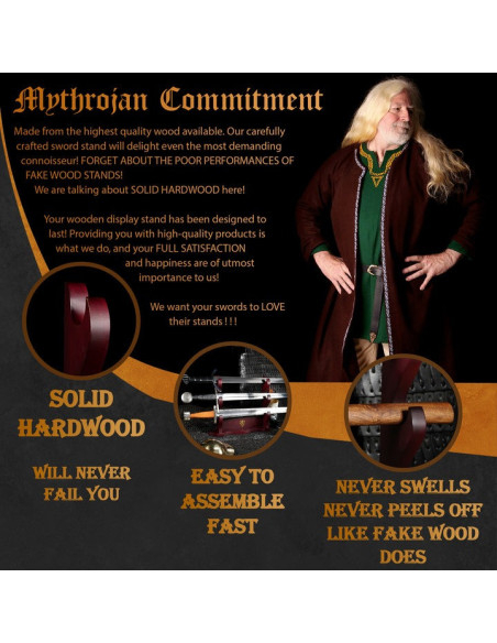 Tischständer für 3 Schwerter (35,5 x...