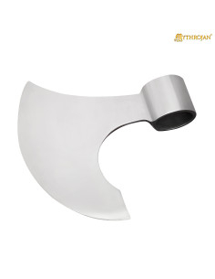 Viking-middeleeuwse bijlkop van staal