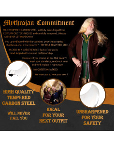 Viking-middelalderlig øksehoved i stål (17,5 cm.) 2