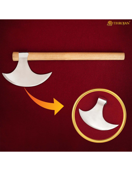 Cabeza de hacha vikinga-medieval en...