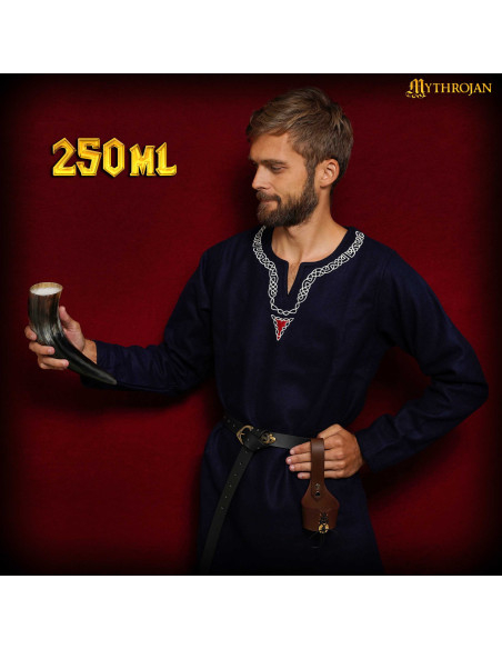 Wikinger-Trinkhorn, mit Beutel (250 ml.)