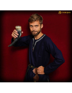 Cuerno vikingo para beber, con bolsa (600 ml.) 2