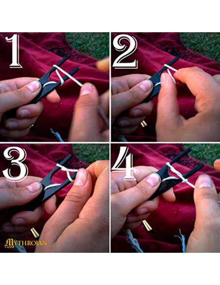 Herramienta medieval para trenzar...