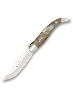 Perlmuttimitat Fliesenmesser Nr. 000, Klinge 5 cm.