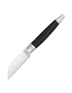 Paternera-Taschenmesser aus schwarzem Holz, Klinge 7,7 cm.