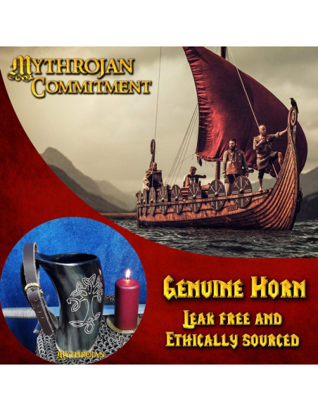 Middeleeuwse Vikingkan met Tree of...