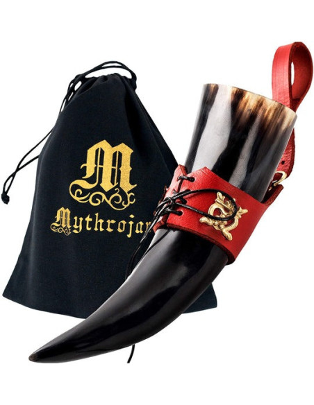 Cuerno vikingo para beber modelo Dama...